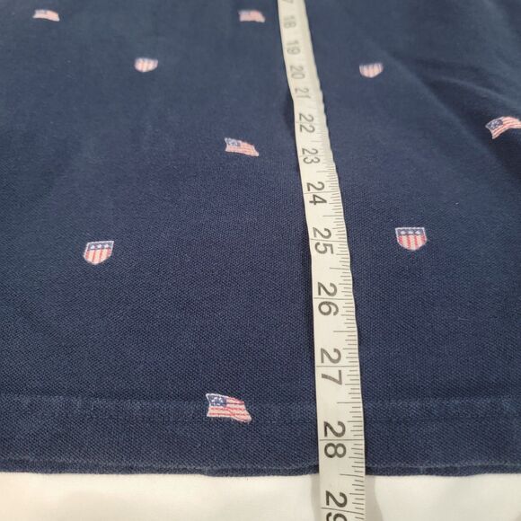 Chaps Mens Polo Shirt Size XL Americana Flag Patriotic - Picture 7 of 7